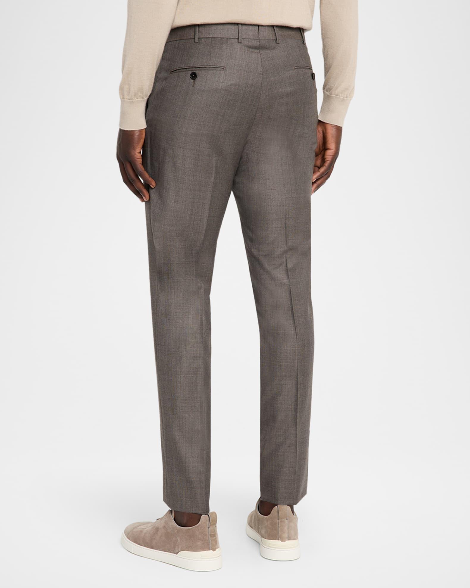 Men's Wool Sharkskin Modern Fit Trousers Product Image