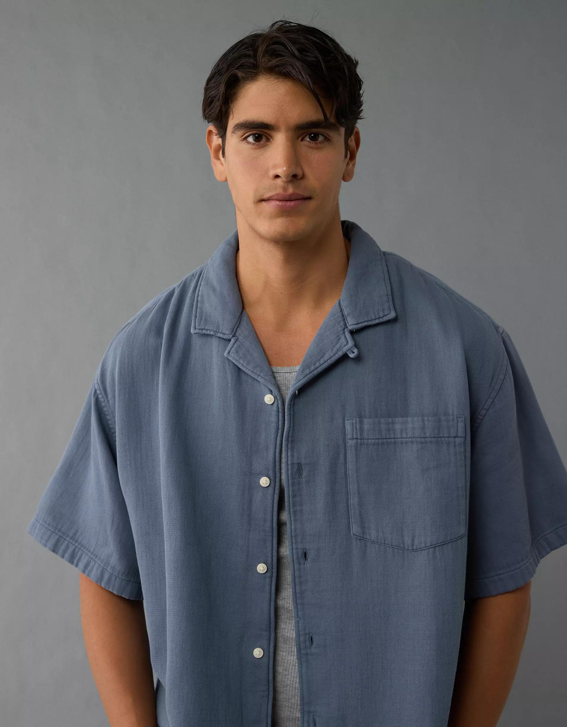 AE Poolside Button-Up Shirt Product Image