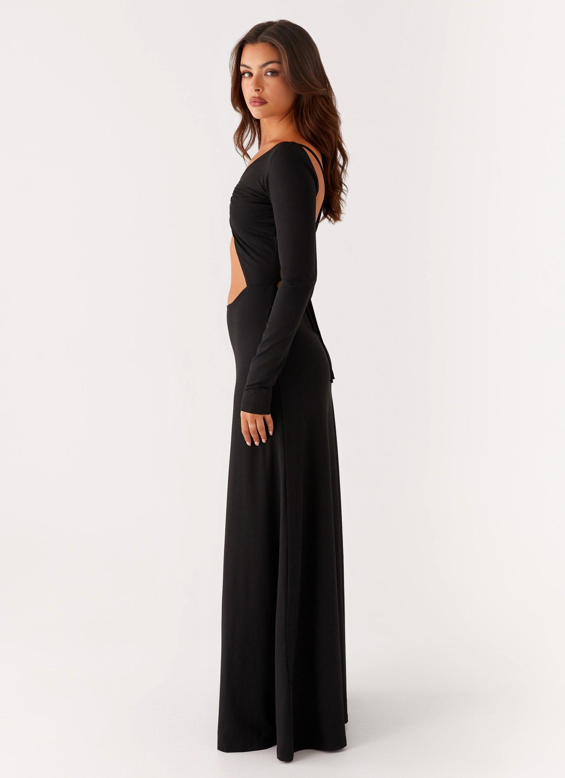 Peru Maxi Dress - Black Product Image