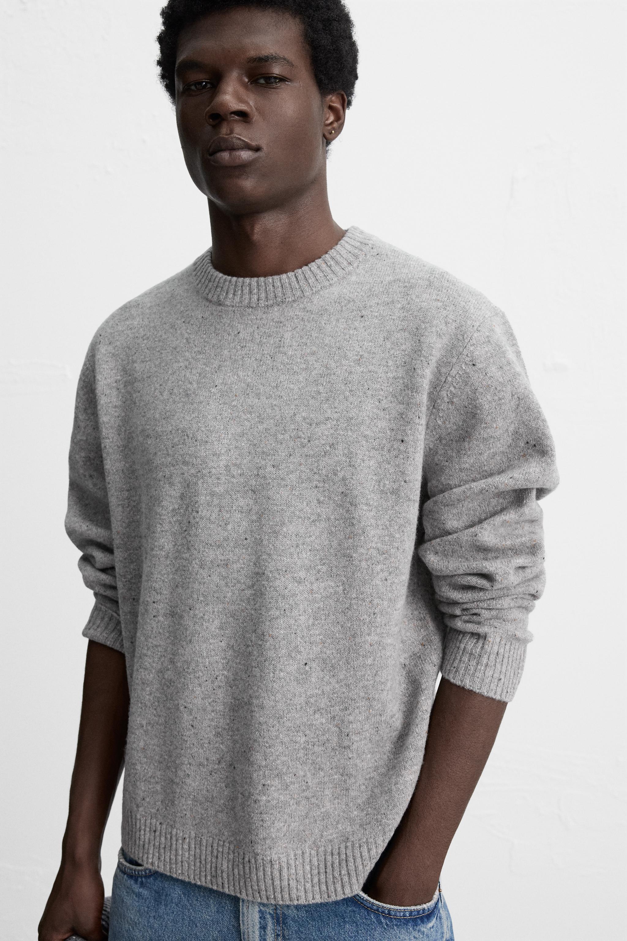 100% WOOL BUTTON-UP SWEATER Product Image