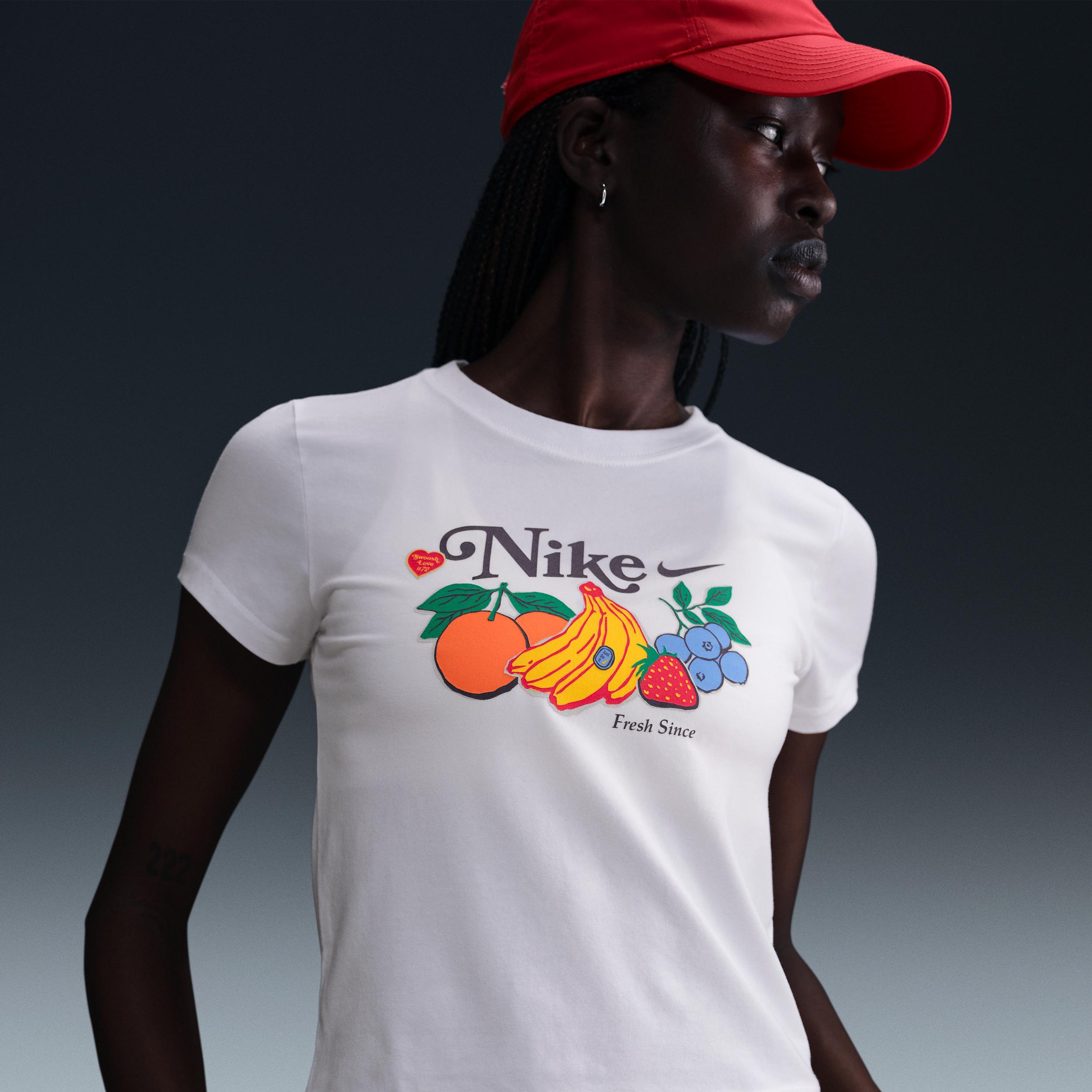 Womens Nike Sportswear Essential Slim Crop T-Shirt Product Image