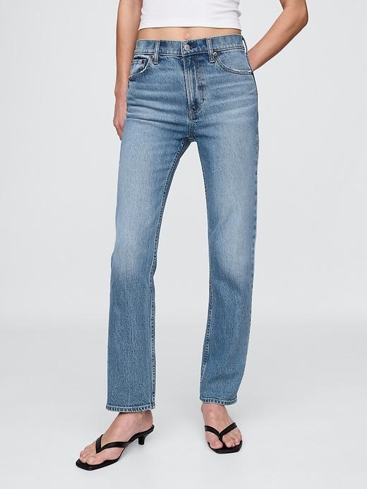 High Rise '90s Straight Jeans Product Image