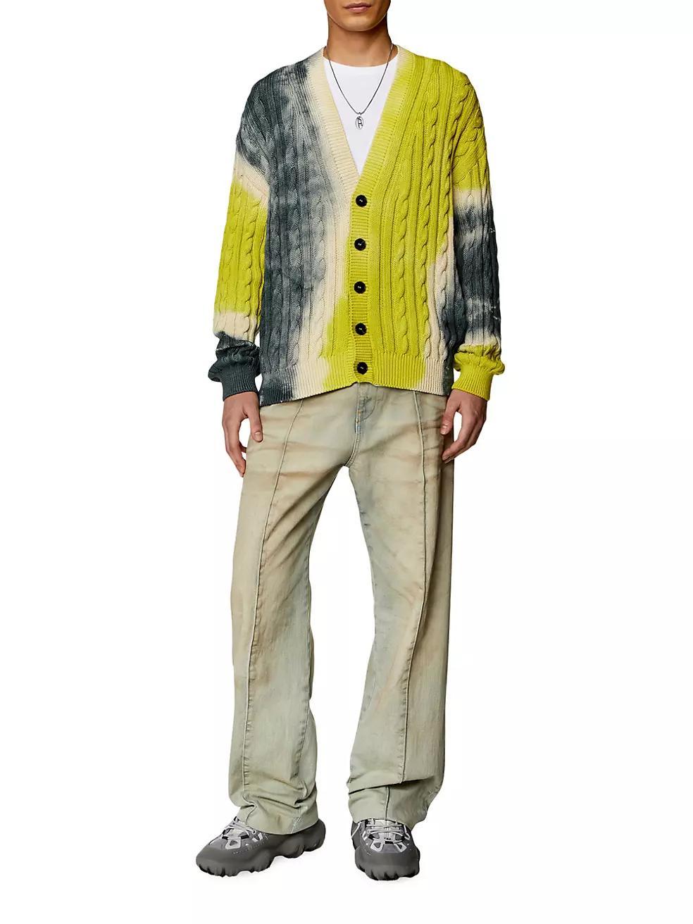 Jonny Tie-Dye Cotton Cardigan Product Image