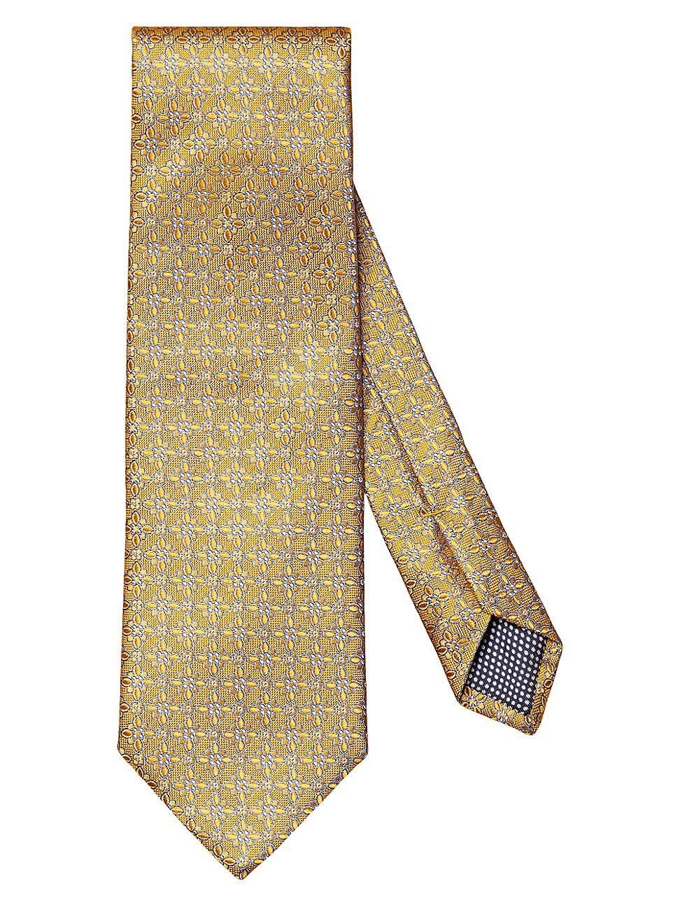 Mens Floral Silk Tie Product Image