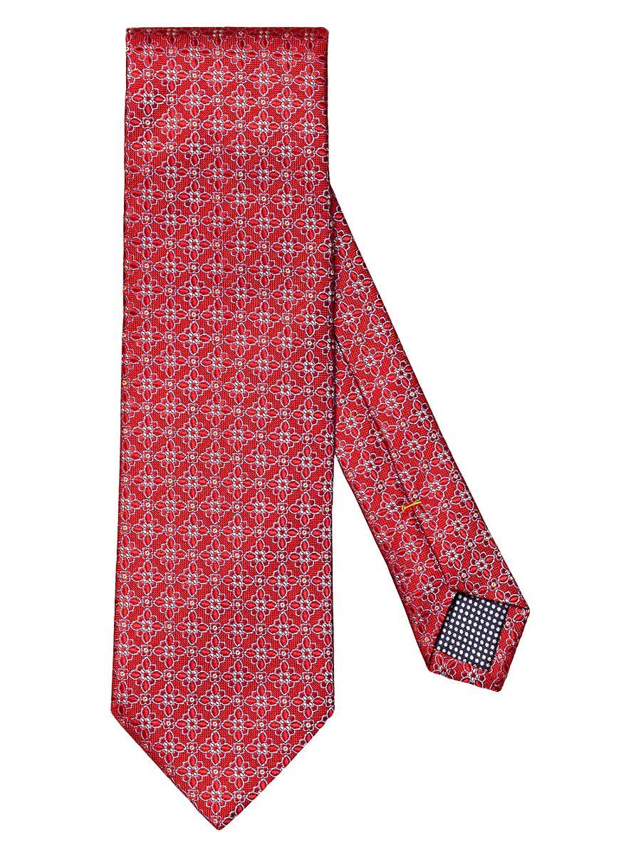 Mens Floral Silk Tie Product Image