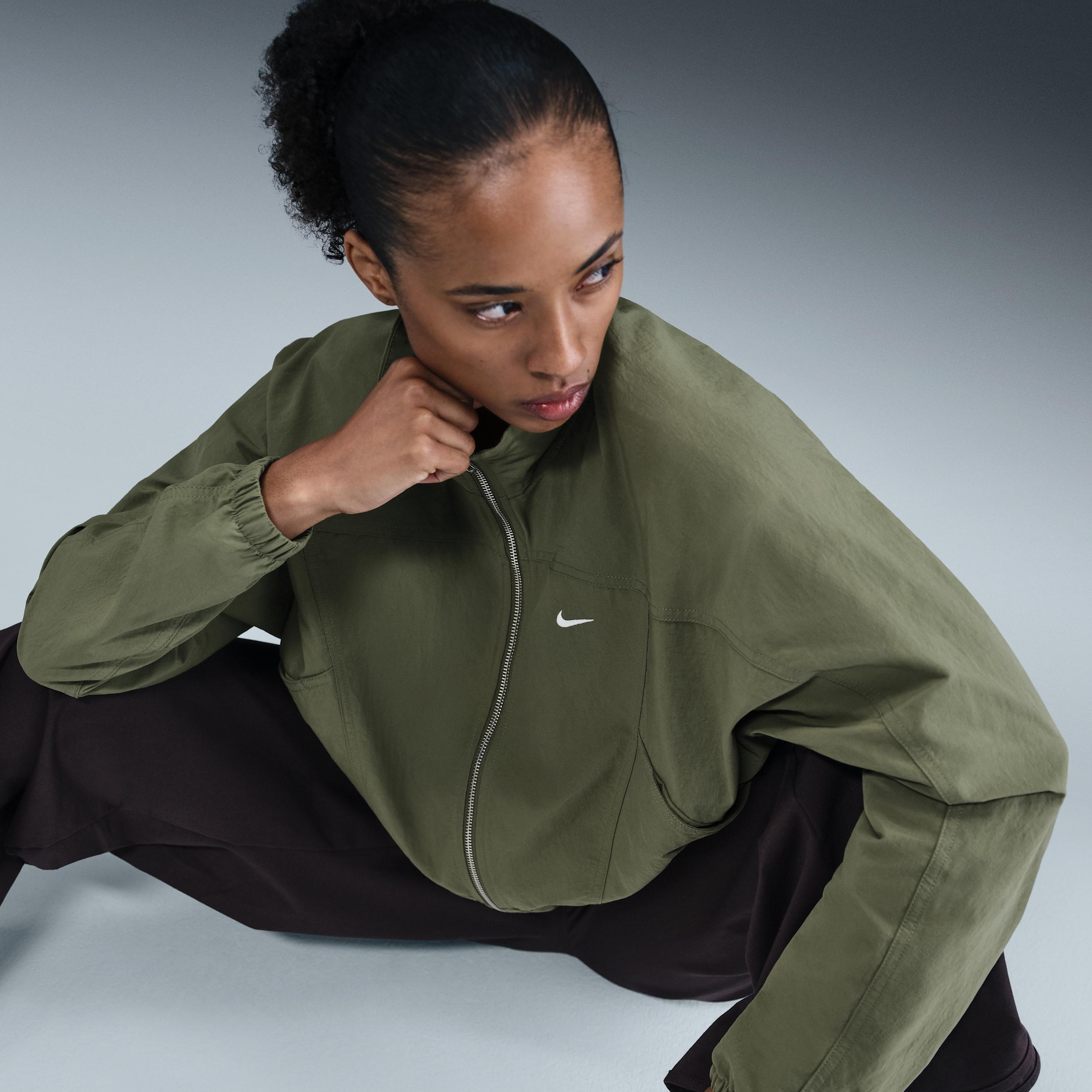 Womens Nike Sportswear Everything Wovens Oversized Repel UV Protection Jacket | HJ0999-222 Product Image