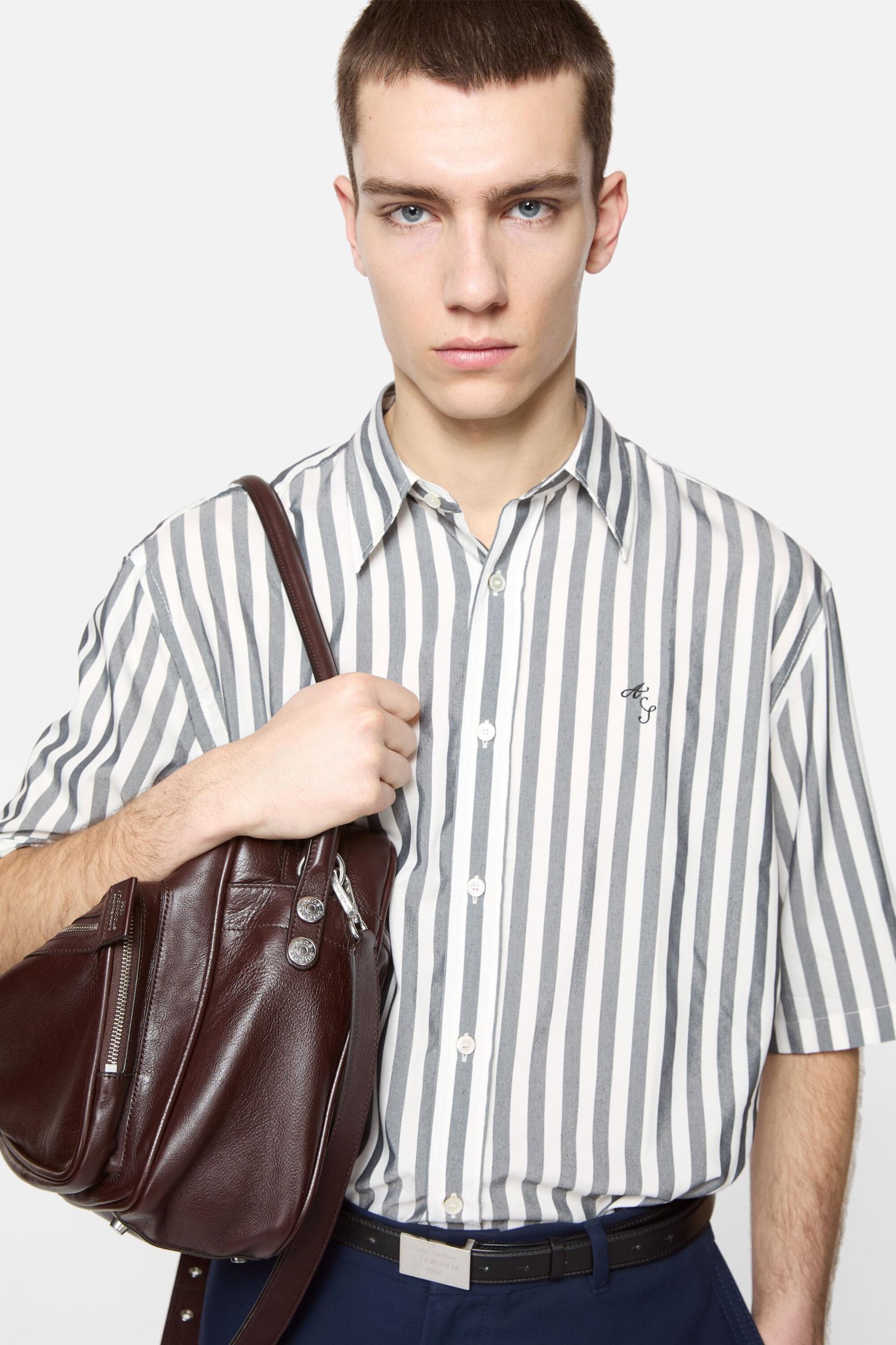 Stripe button-up shirt Product Image