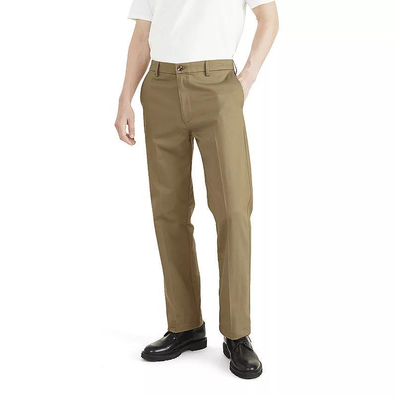 Men's Dockers® Signature Iron-Free Stain Defender Classic-Fit Khaki Pants, Size: 38 X 32, British Green Product Image