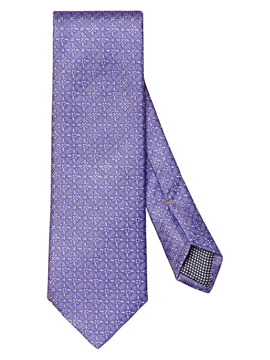 Mens Floral Silk Tie Product Image