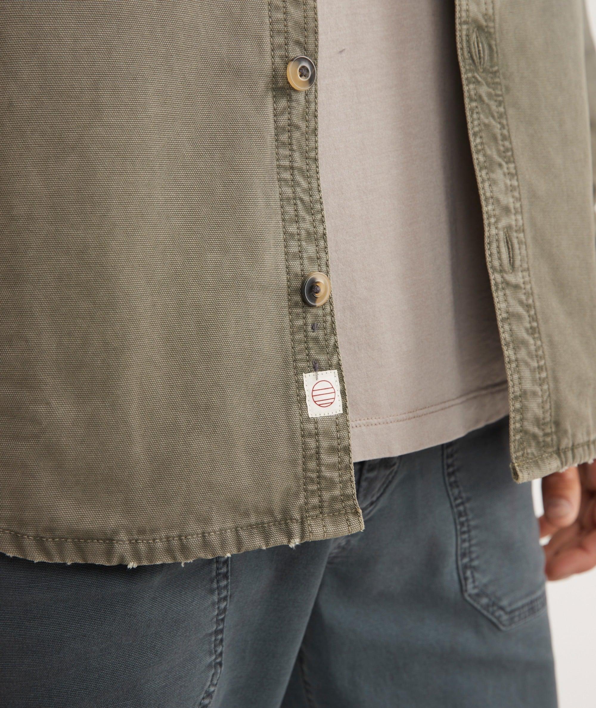 Broken In Canvas Overshirt Product Image