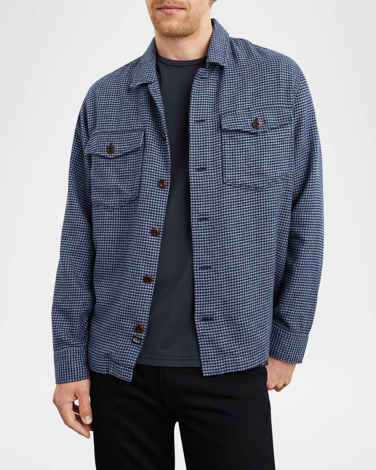 Men's Kerouac Micro-Houndstooth Overshirt Product Image