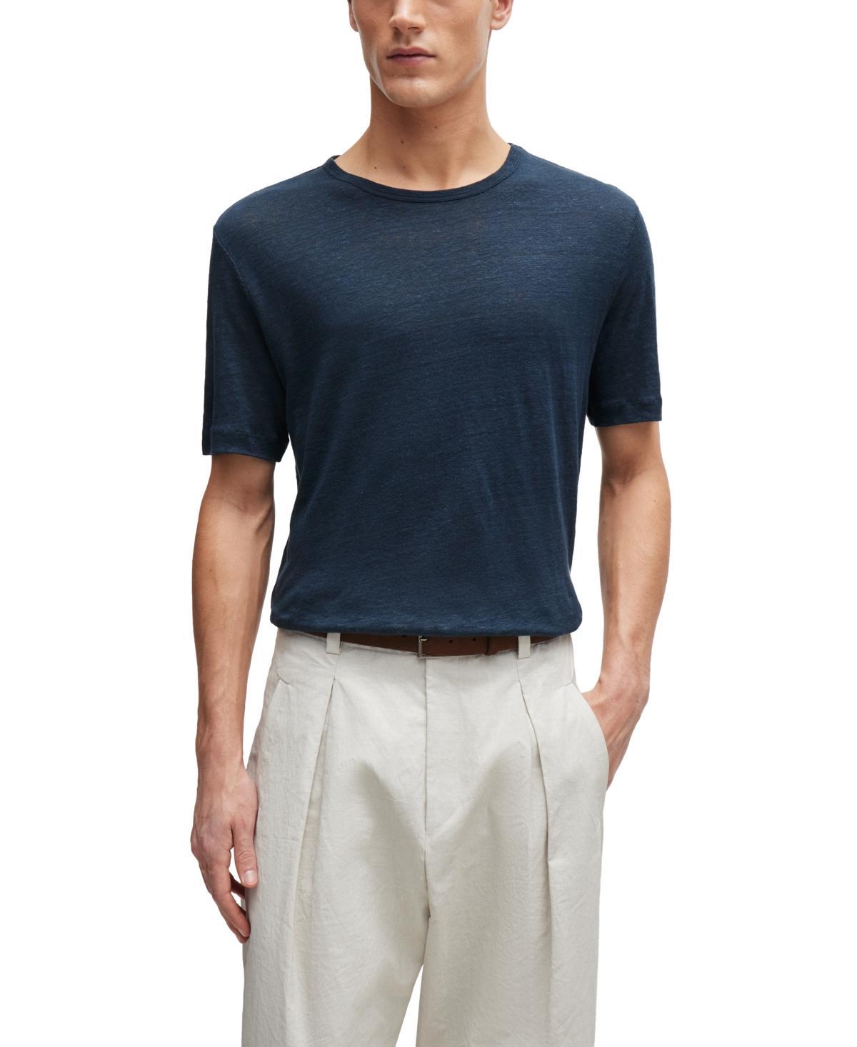 Mens Regular Fit T-Shirt in Linen Product Image