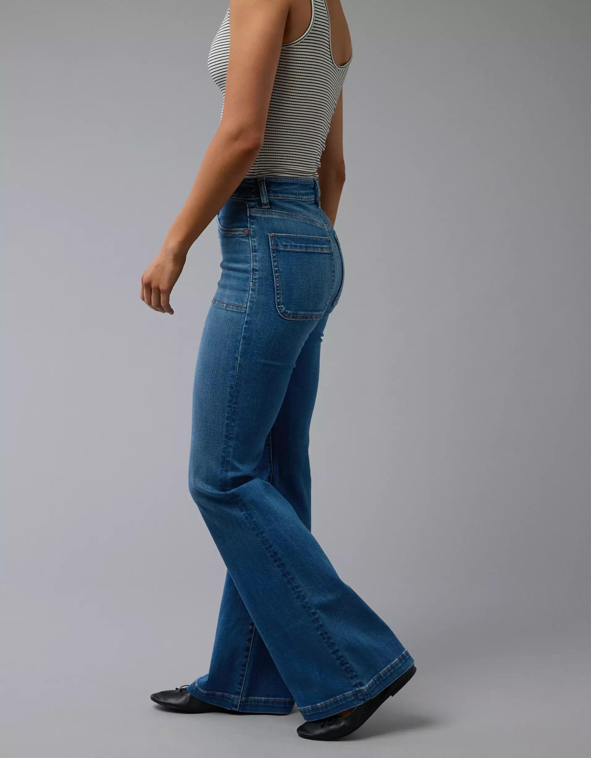 AE Next Level Super High-Waisted Flare Jean Product Image