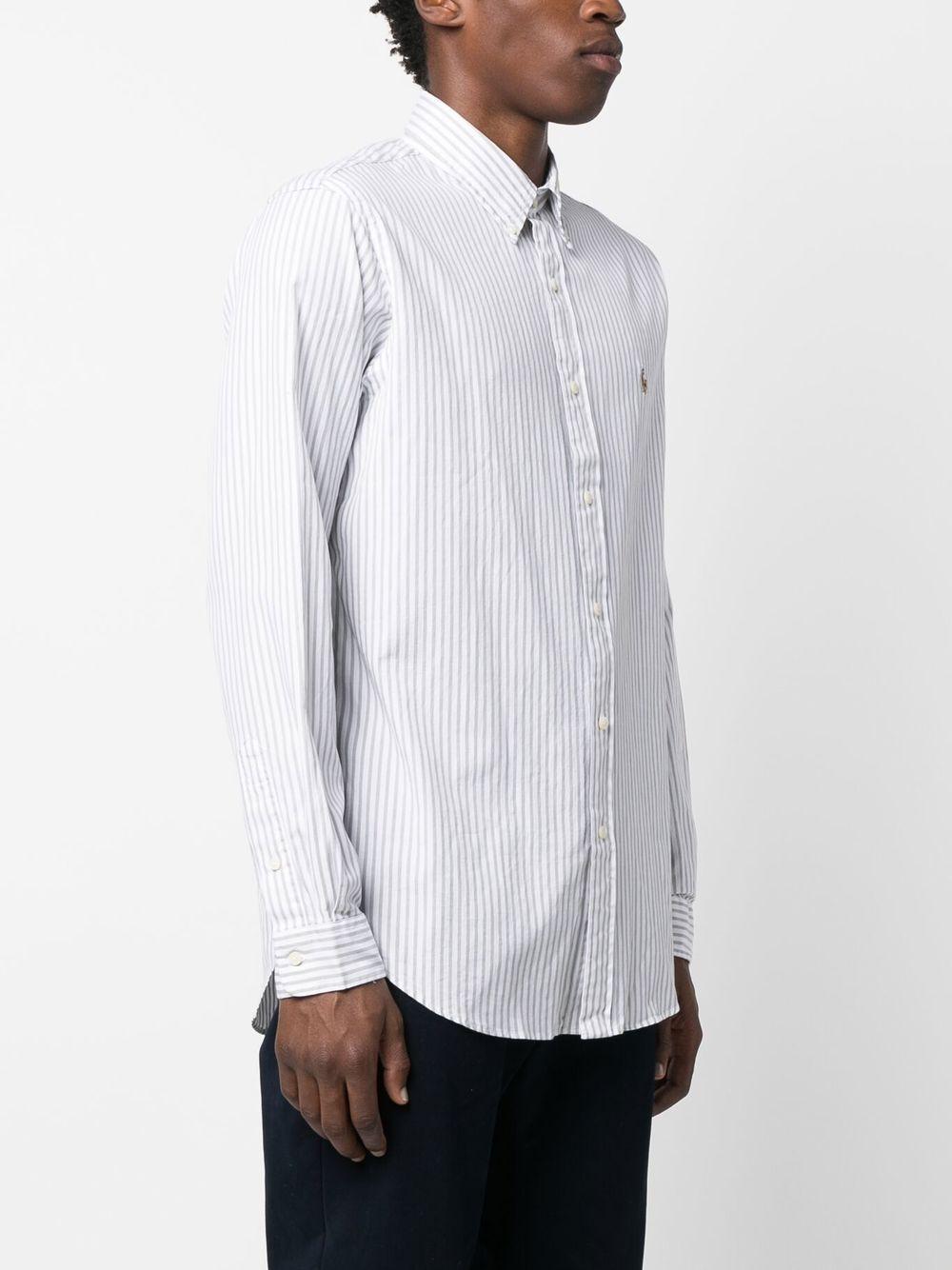 striped button-down shirt Product Image