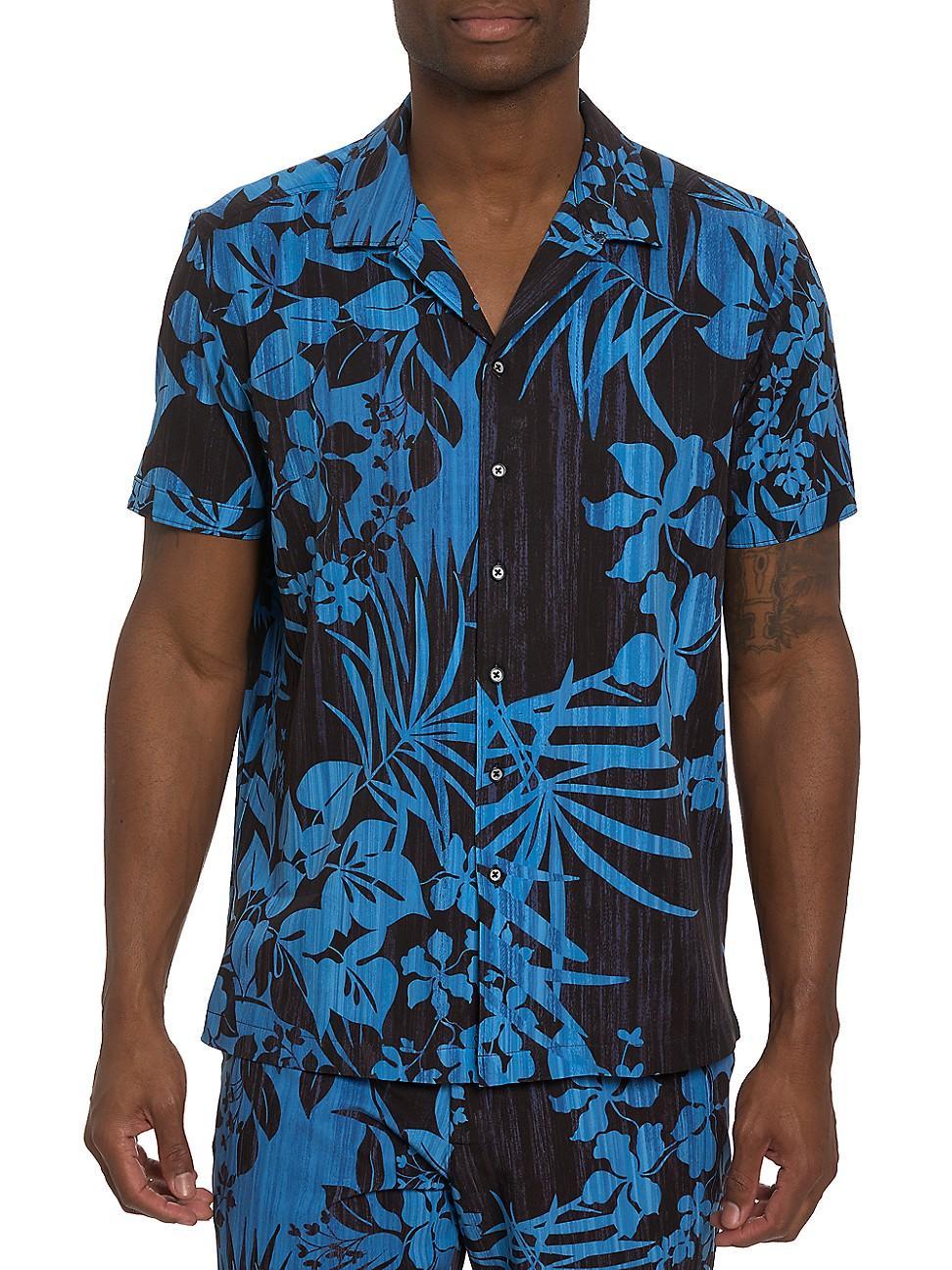 Men's Drift Away Printed Camp Shirt Product Image