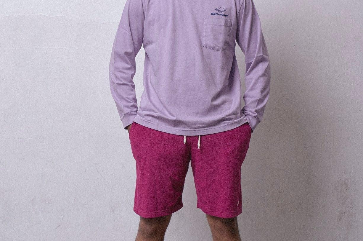 Lounge Shorts / Burgundy Product Image