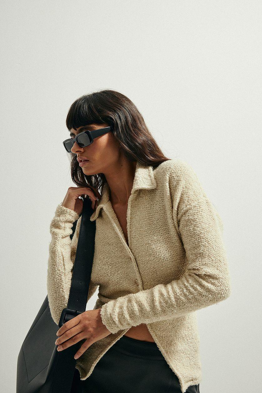 Structured Collar Sweater Product Image