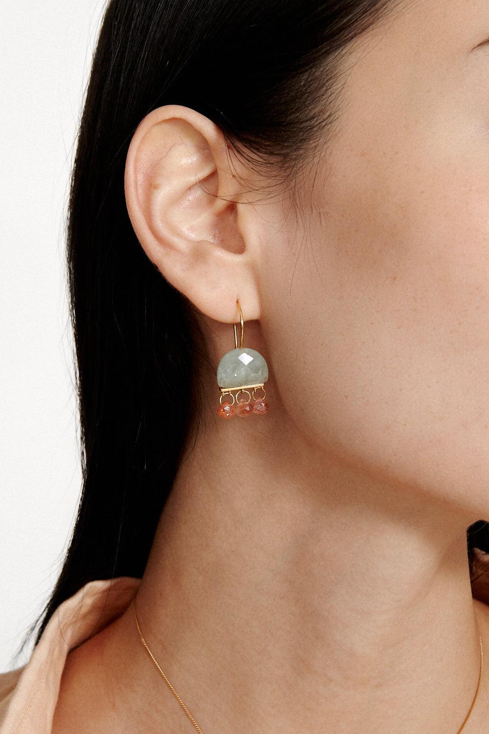 Chan Luu Elsie Earrings in Aquamarine Mix Product Image