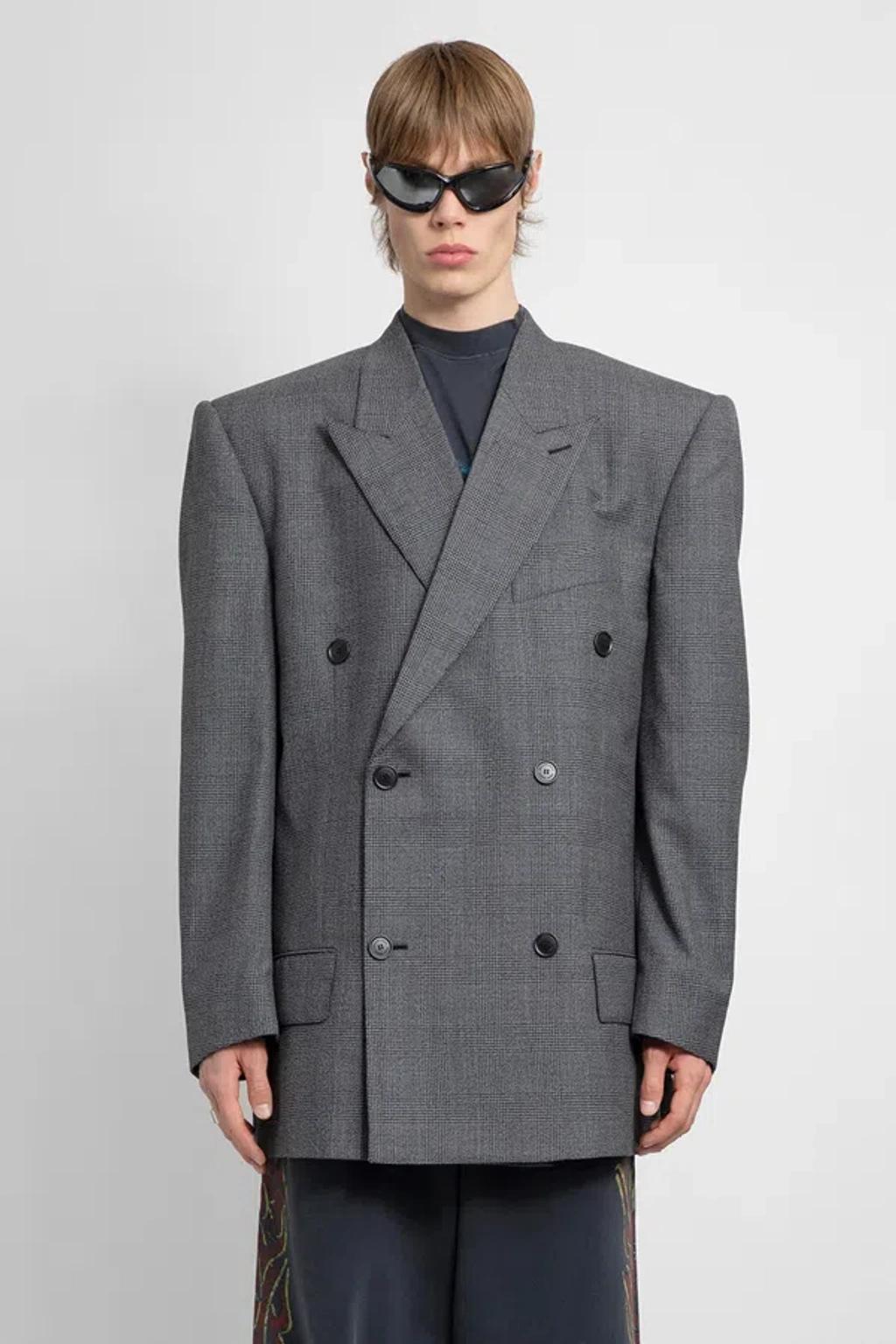 BALENCIAGA Blazers In Grey Product Image