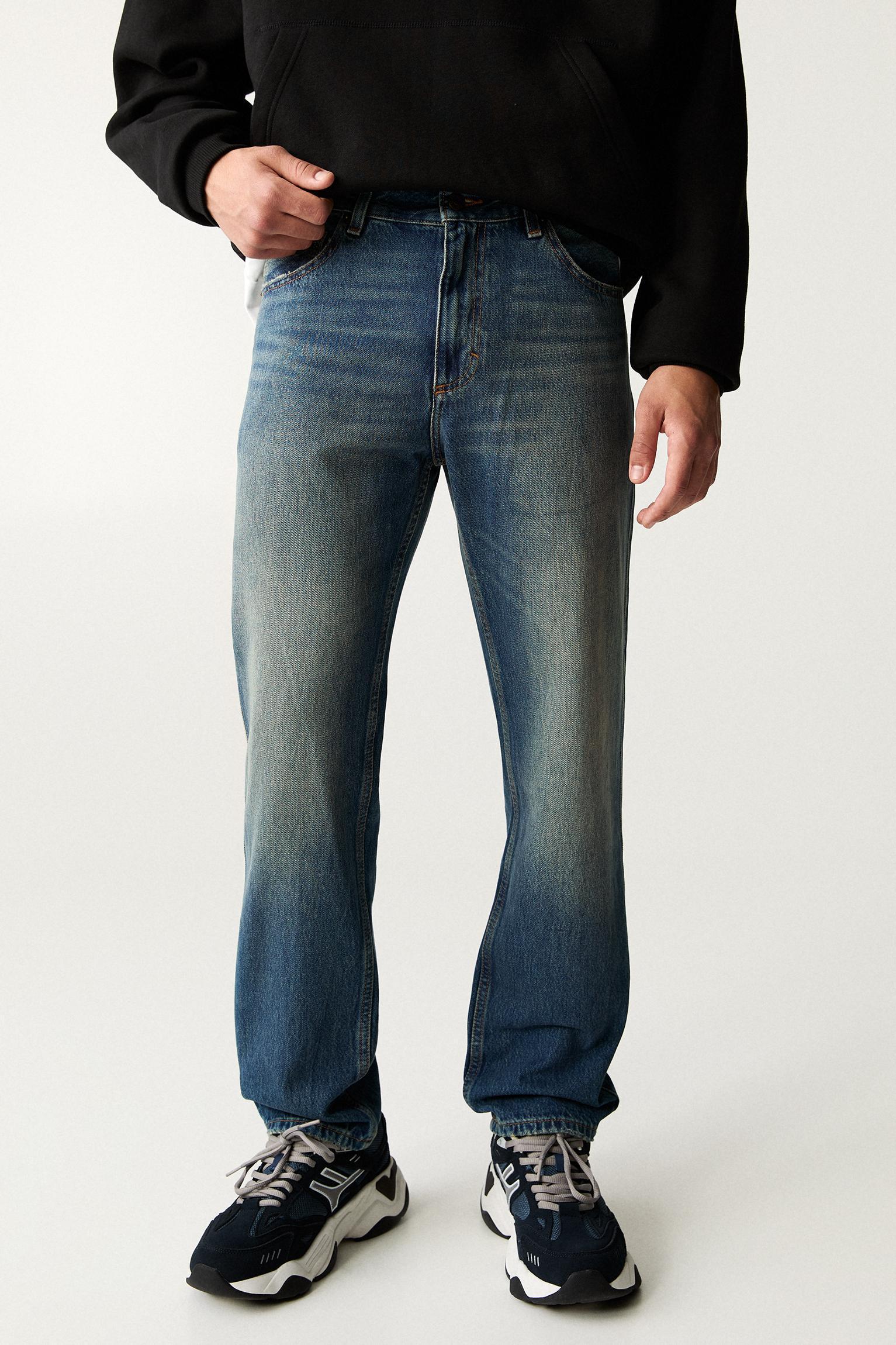 Straight fit vintage jeans Product Image