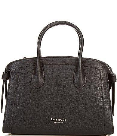 kate spade new york Knott Pebbled Leather Medium Zip Top Satchel Bag Product Image