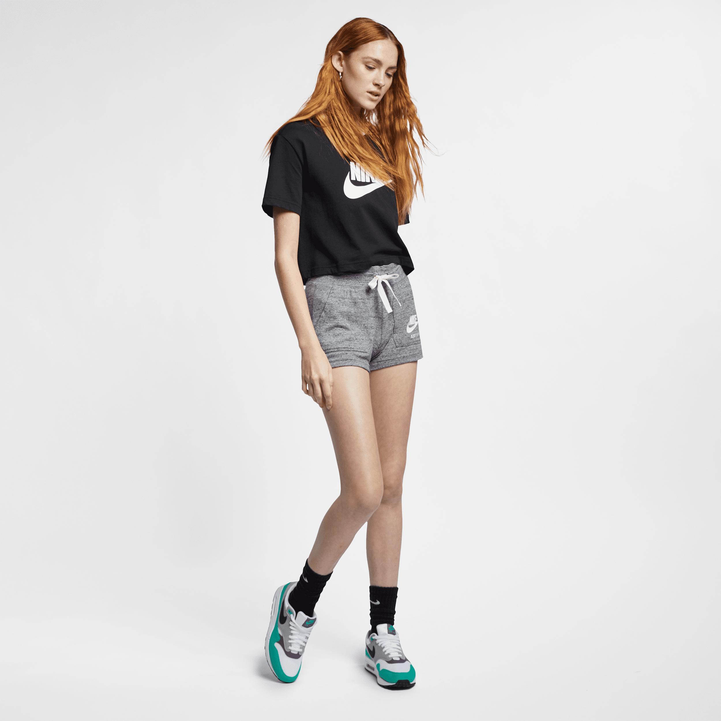 Womens Nike Sportswear Essential Cropped Logo T-Shirt | BV6175-010 Product Image