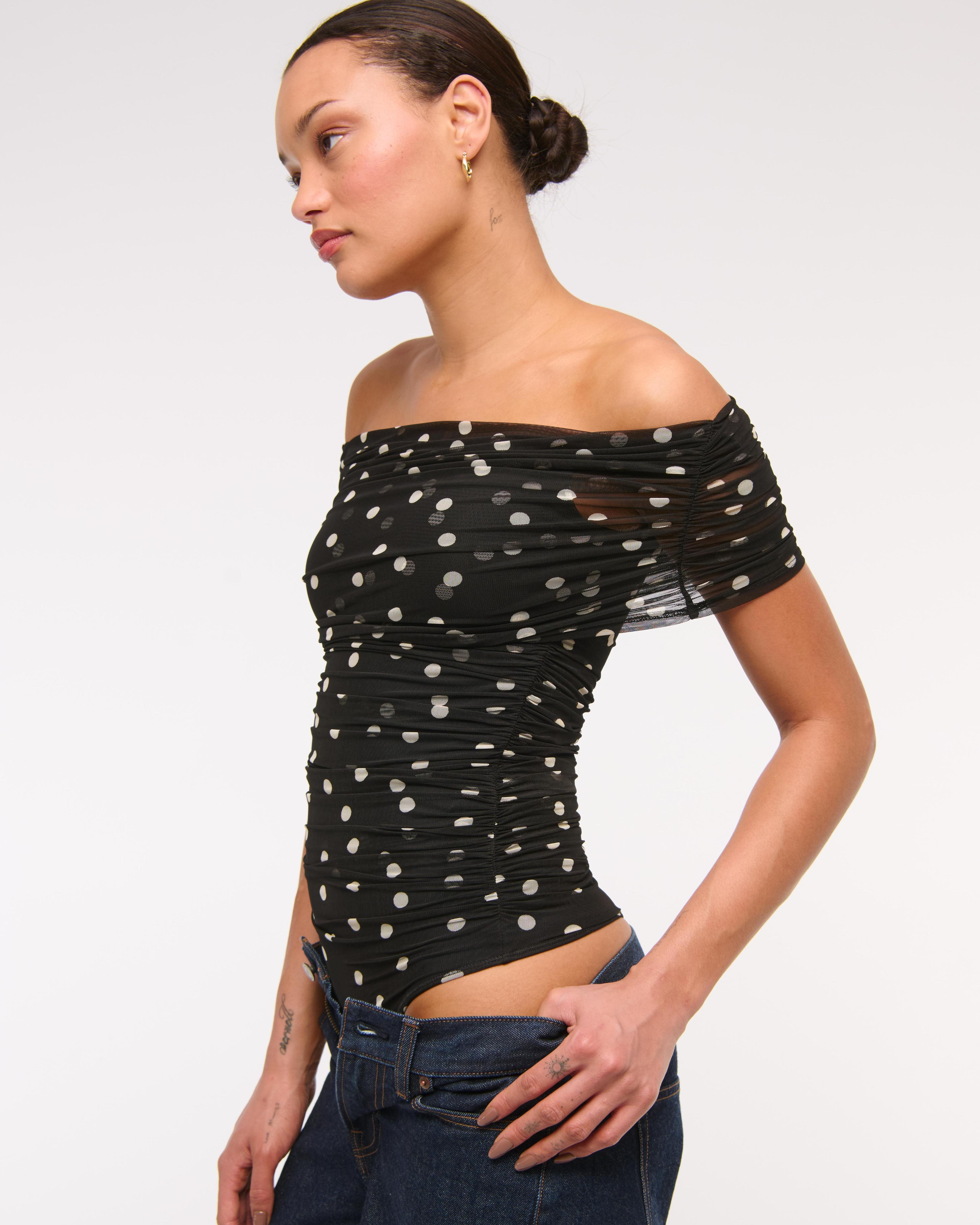 Mesh Foldover Bodysuit Product Image