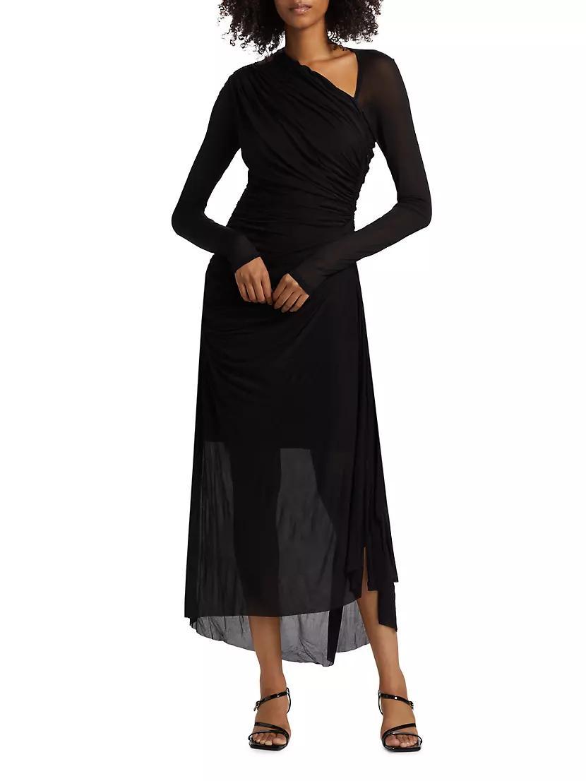 Illustration Gathered Midi-Dress Product Image