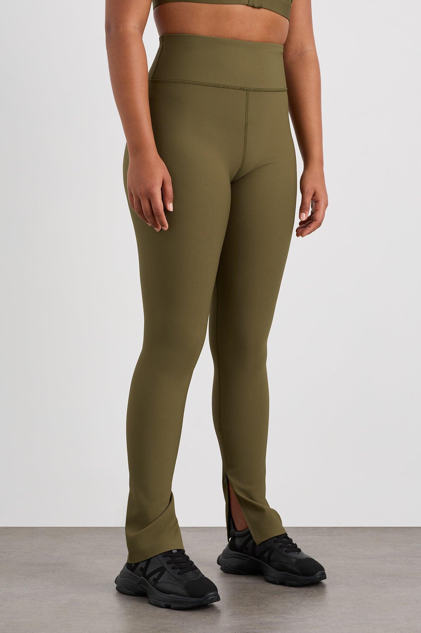 Zip Hem Full Length Legging 205 Product Image