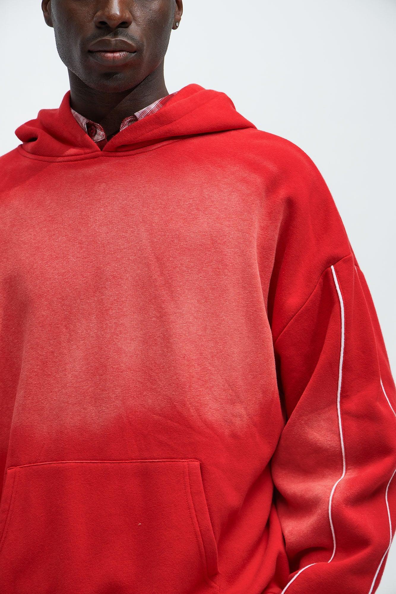 Tyson Just Go With It Oversized Hoodie - Red Product Image