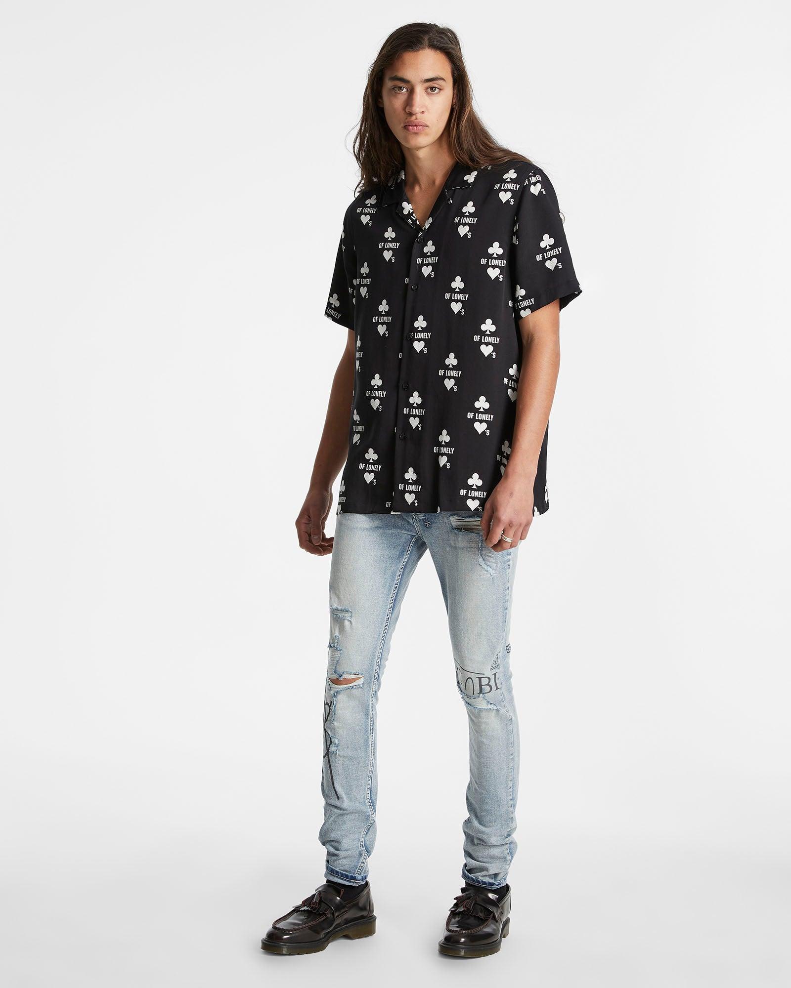 KLUB OF HEARTS RESORT SS SHIRT BLACK Male Product Image