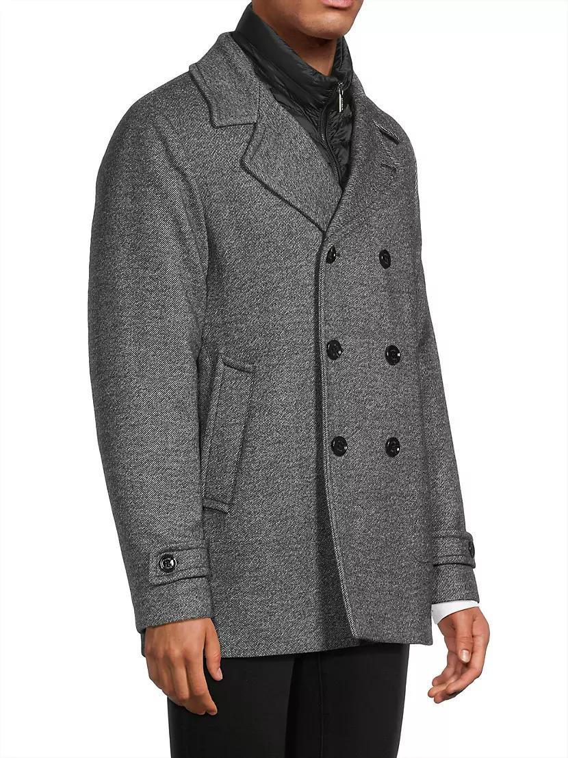 Eligio Double-Breasted Wool Jacket Product Image