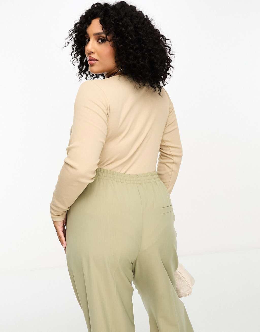 Yours long sleeve ribbed bodysuit Product Image