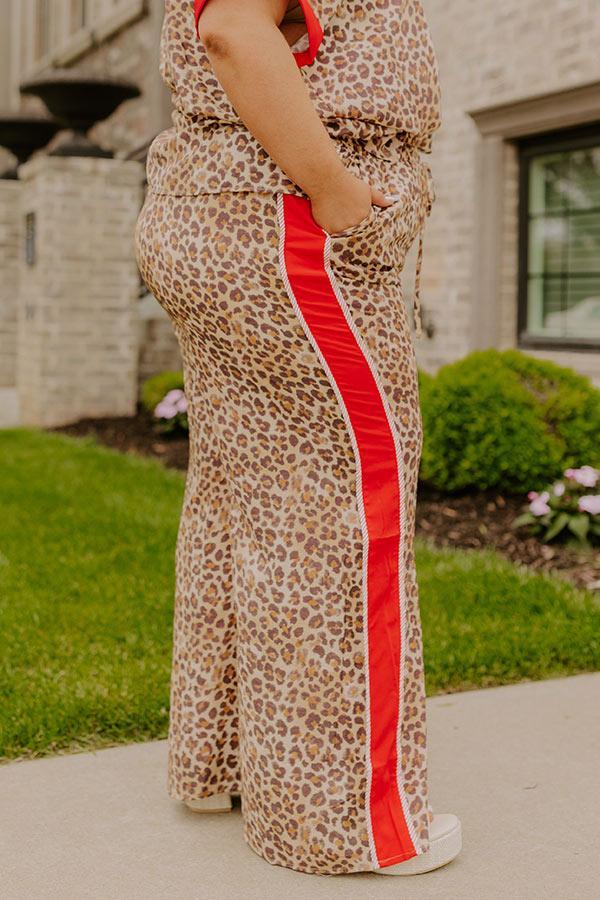 Concrete Jungle High Waist Leopard Pants Curves Product Image