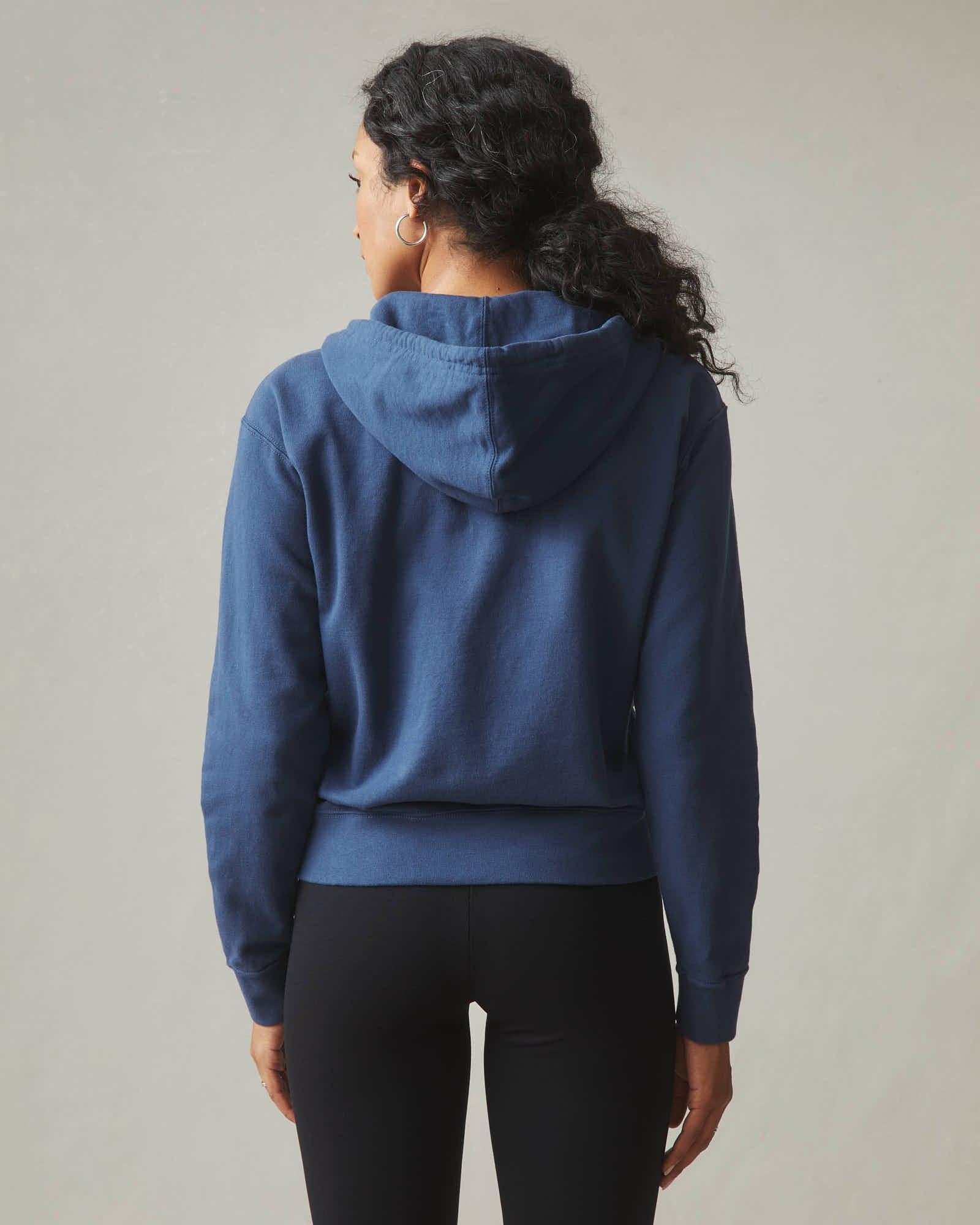 Women's Midweight Full Zip - Varsity Blue Product Image