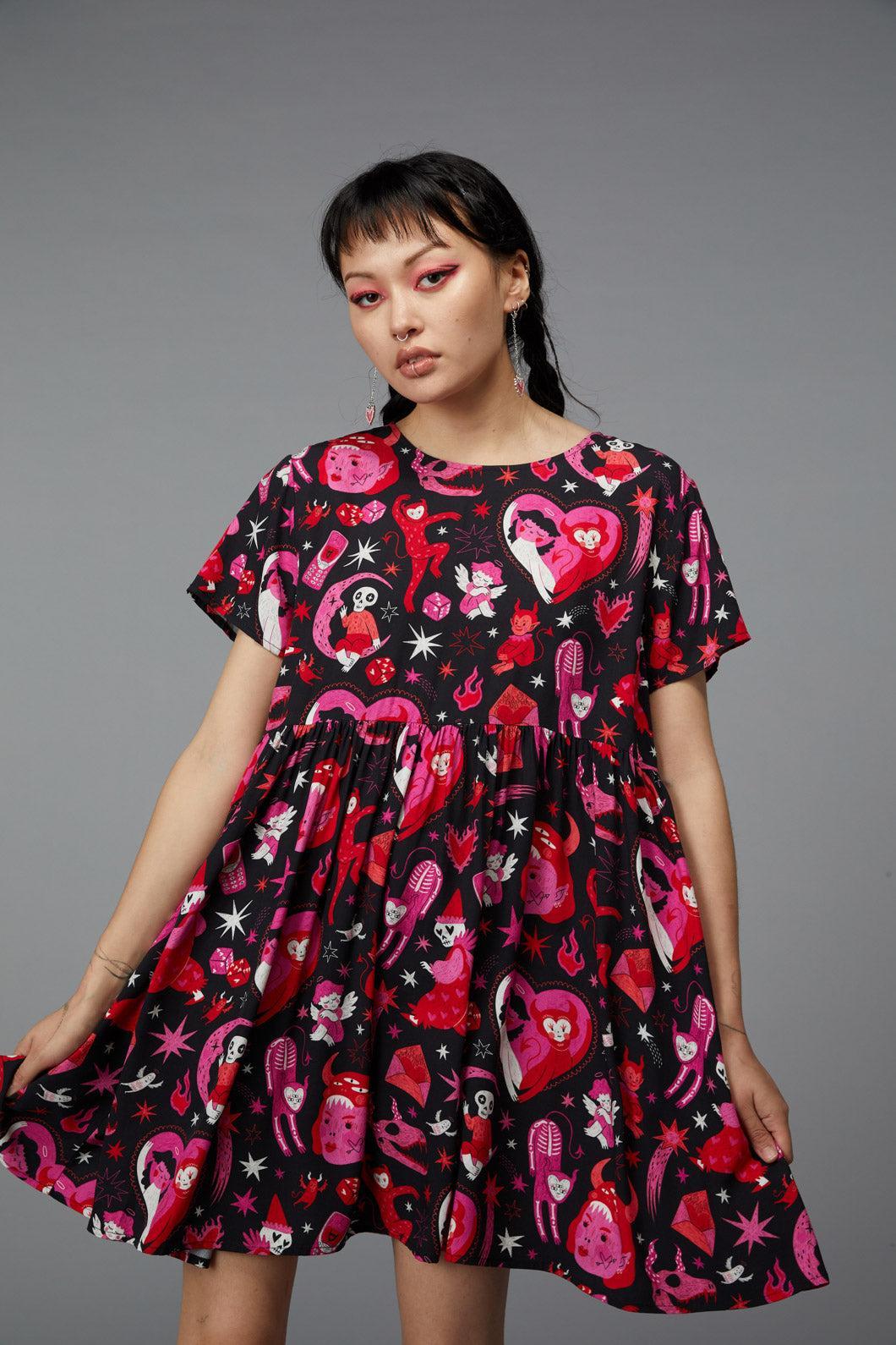 Devil Dance Party Dress Product Image