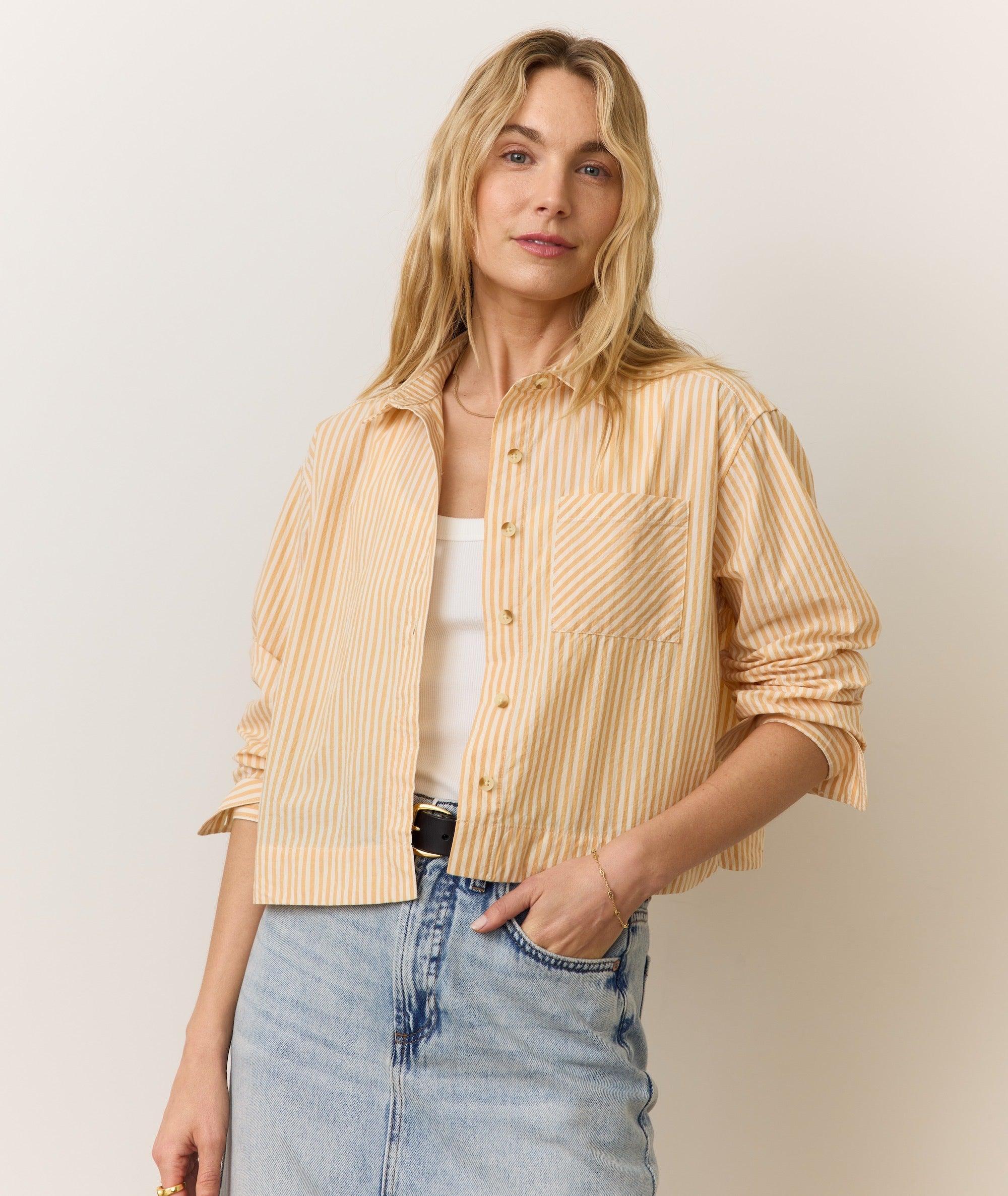 Gracey Oversized Shirt in Cali Poplin Product Image