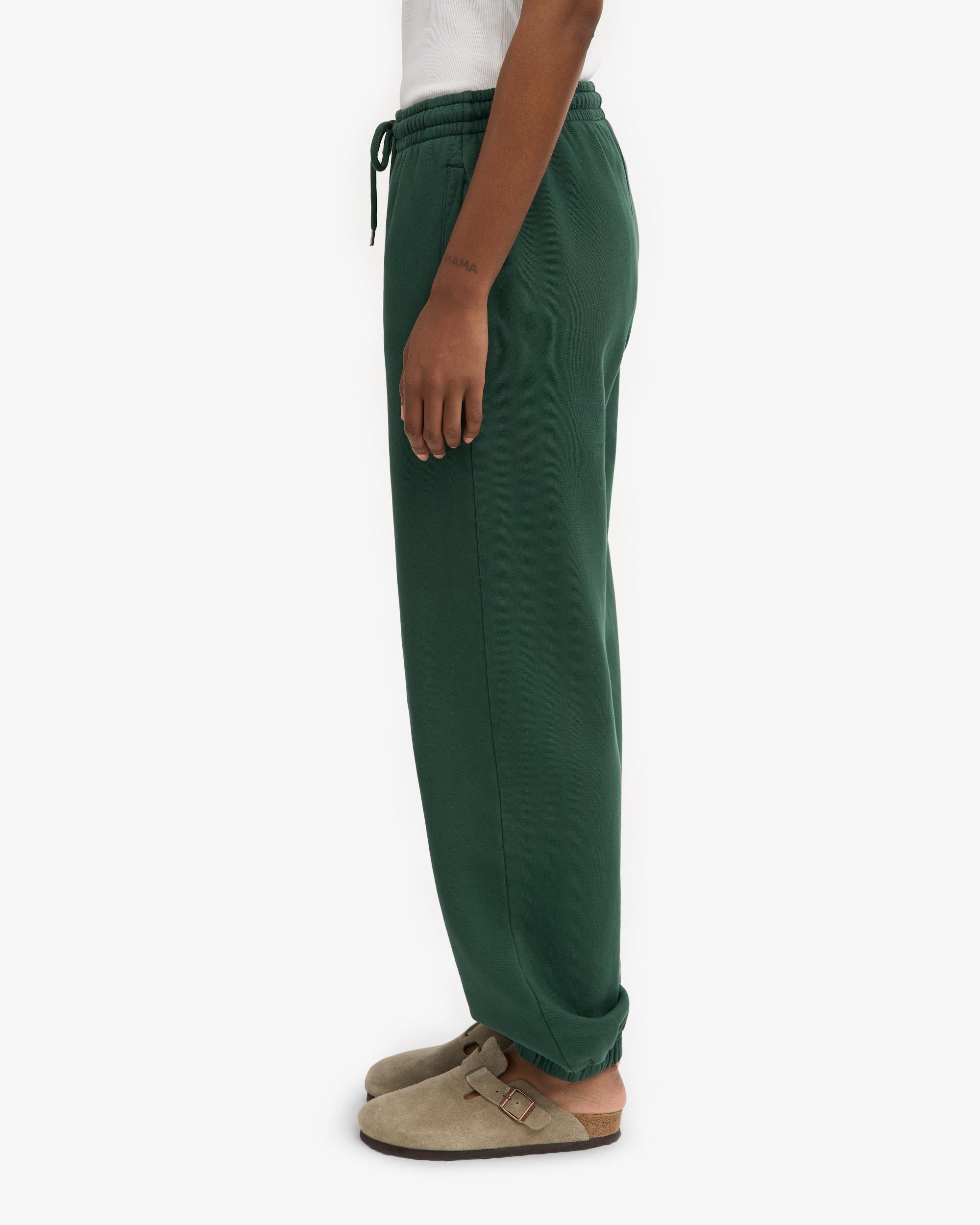 Organic Relaxed Sweatpants - Emerald Green Product Image