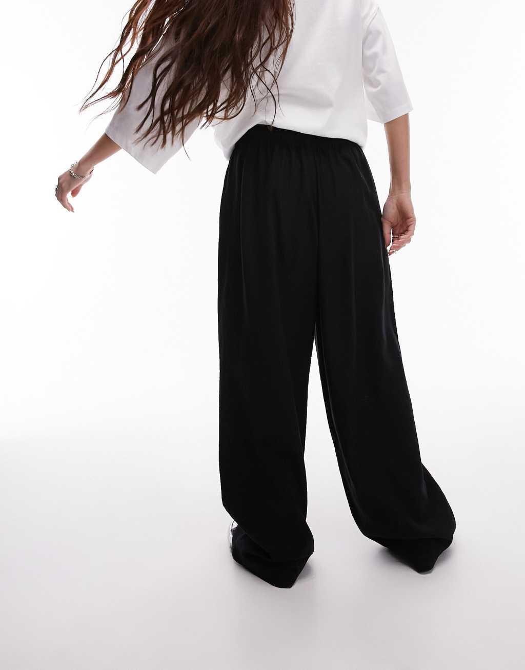 Topshop linen blend balloon pants Product Image