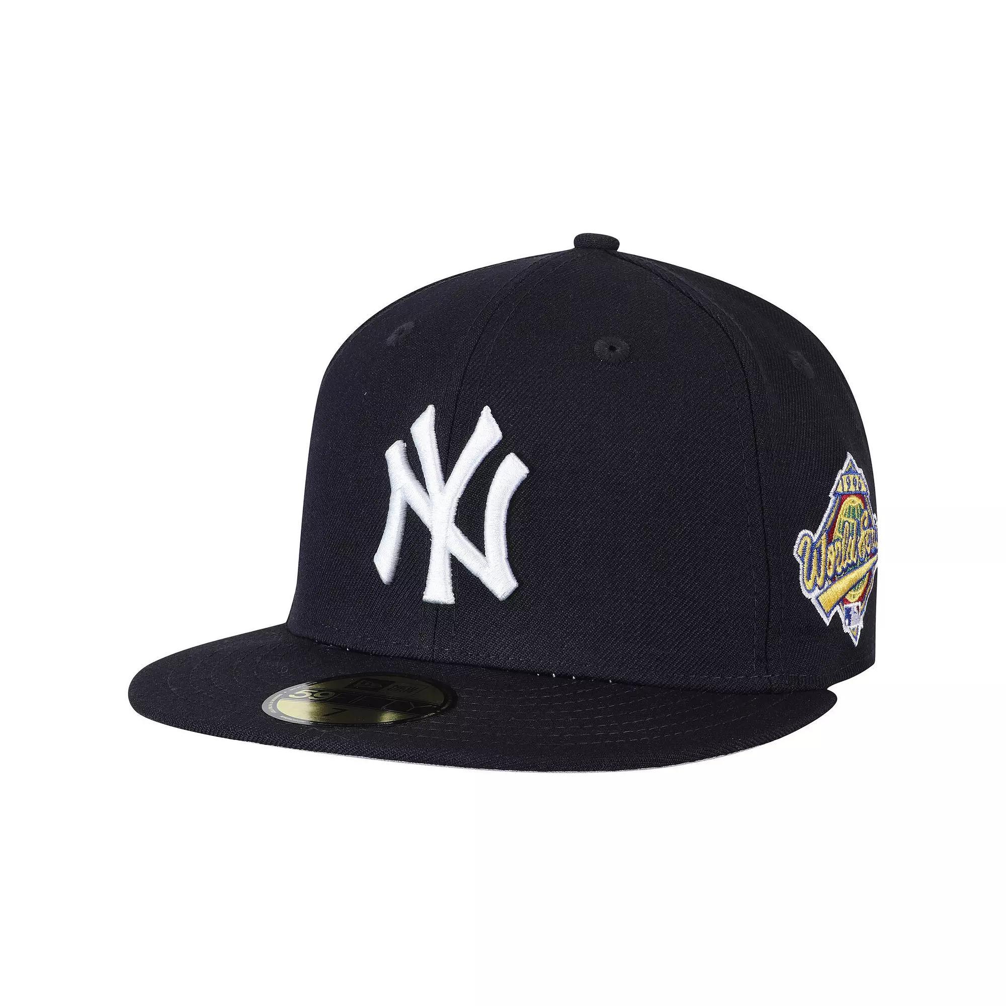 Mens New Era New York Yankees 1996 World Series Wool 59FIFTY Fitted Hat Blue Product Image