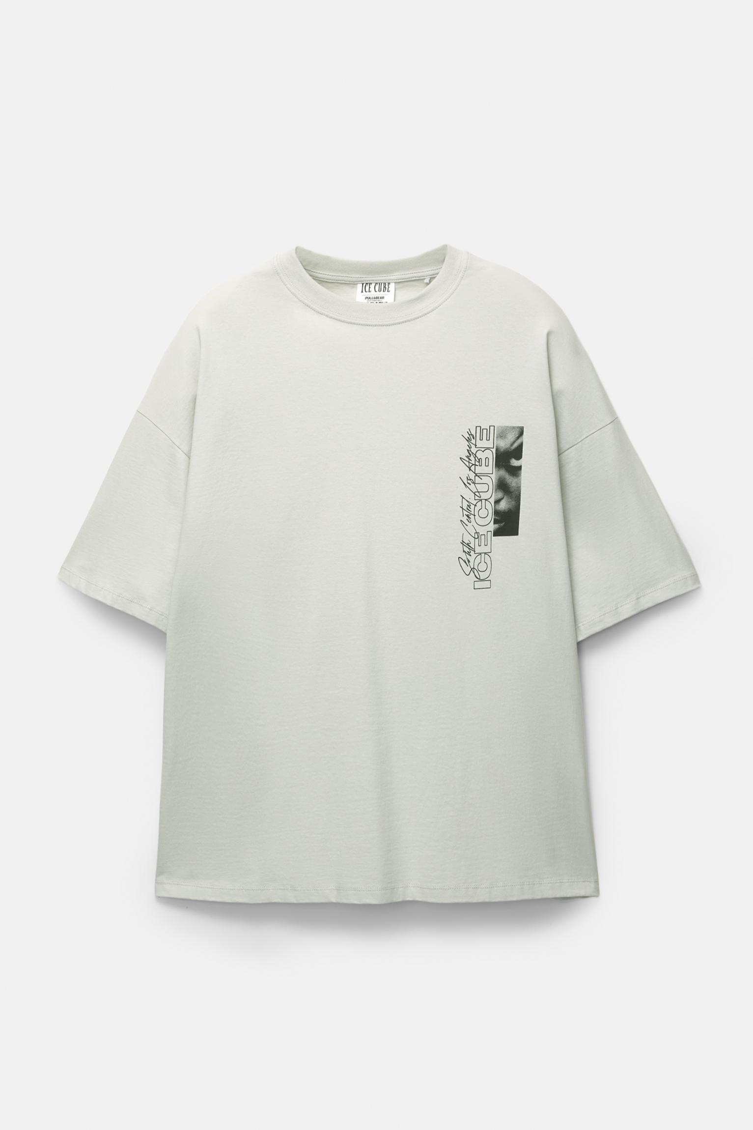 “Ice Cube” graphic white T-shirt Product Image