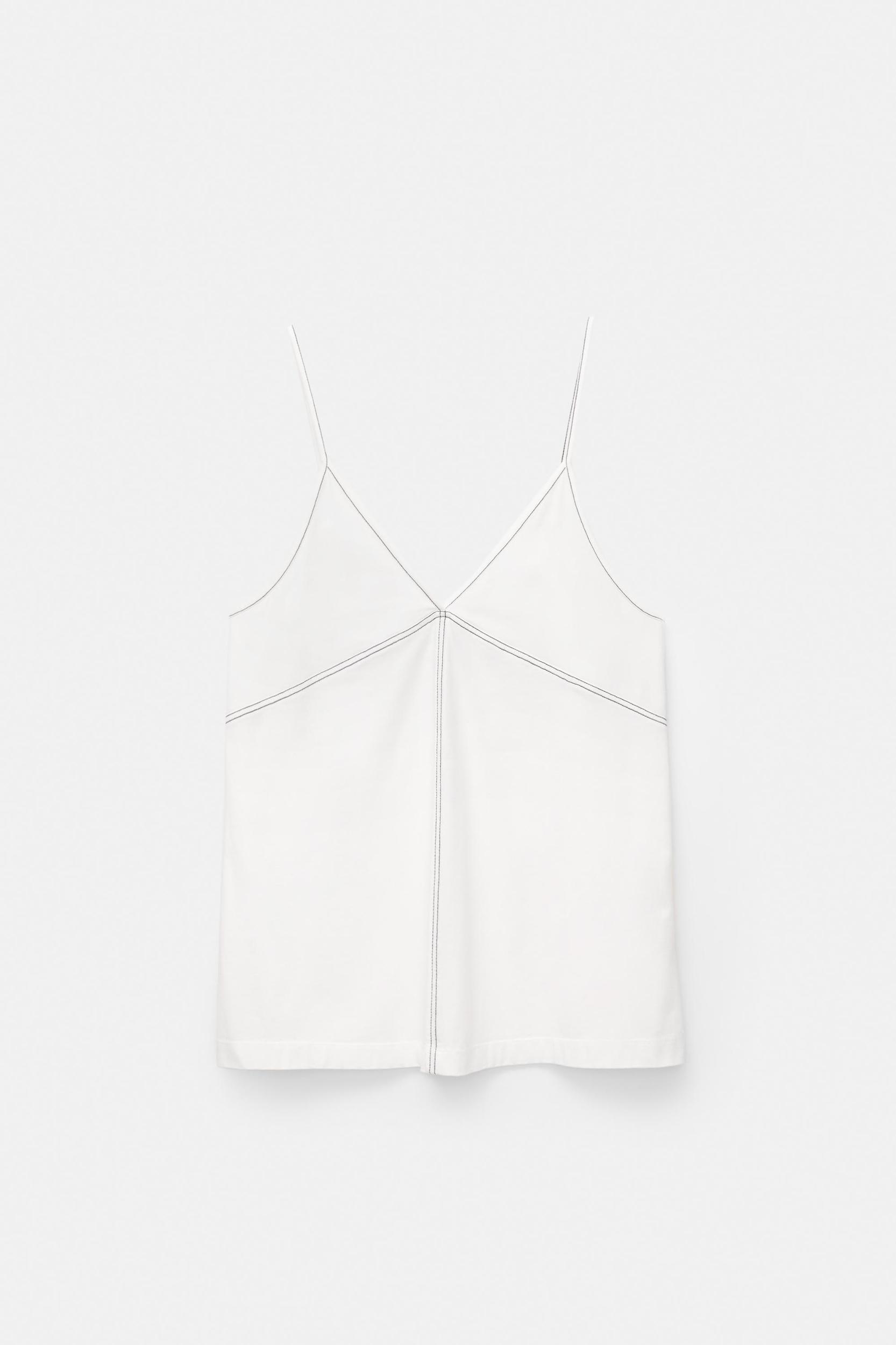 Topstitch Strappy Top Product Image