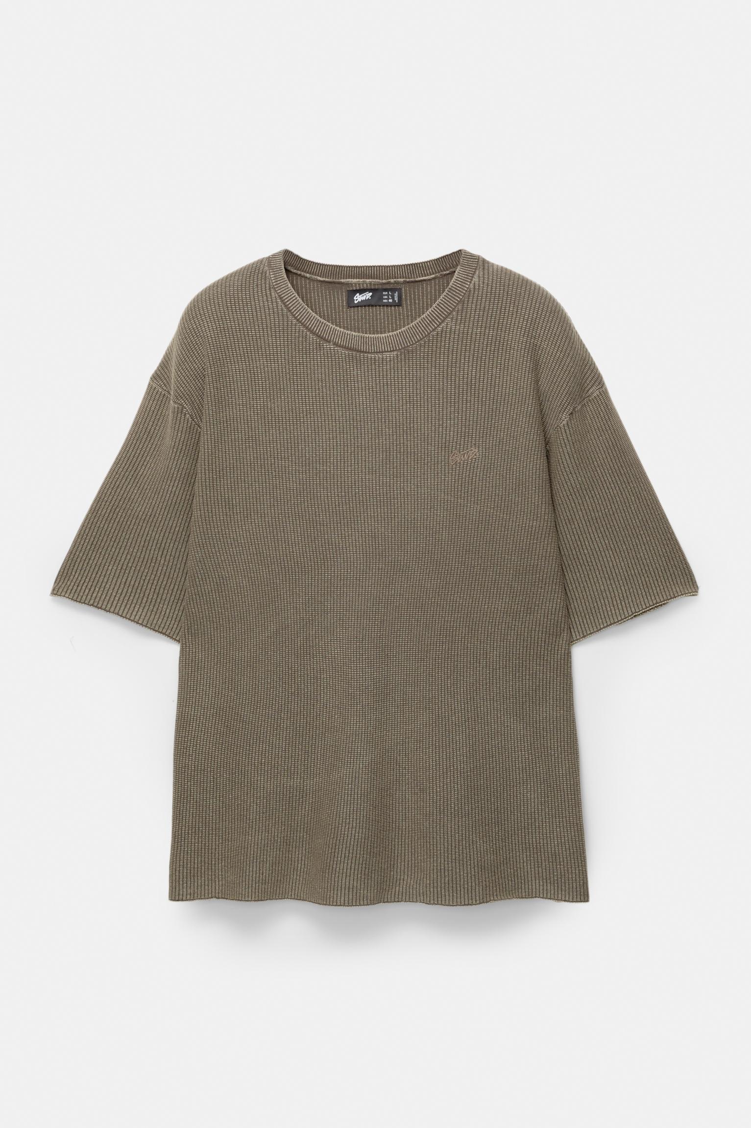 Waffle-knit STWD T-shirt Product Image