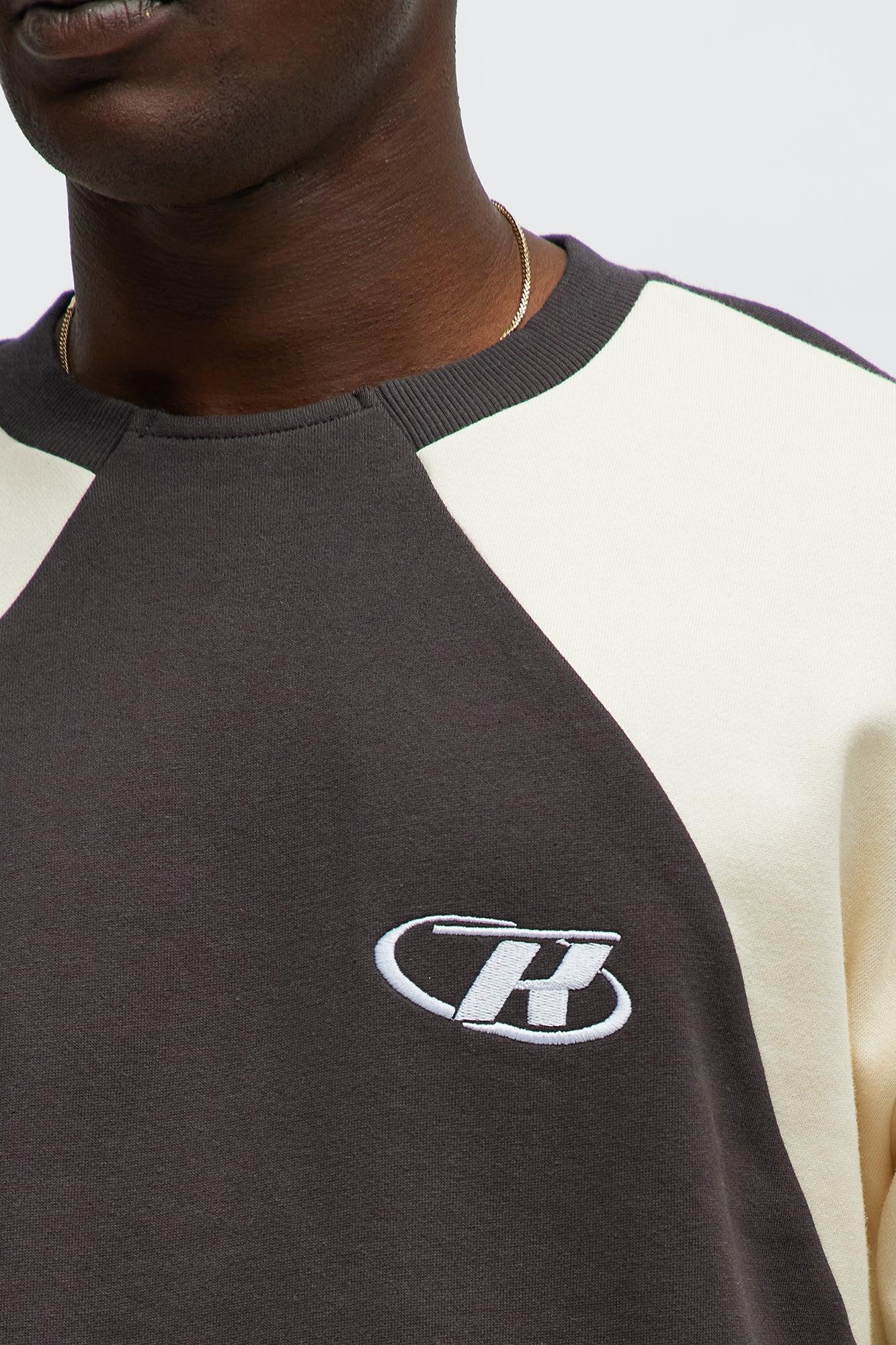 Rook Oversized Tee - Grey Product Image