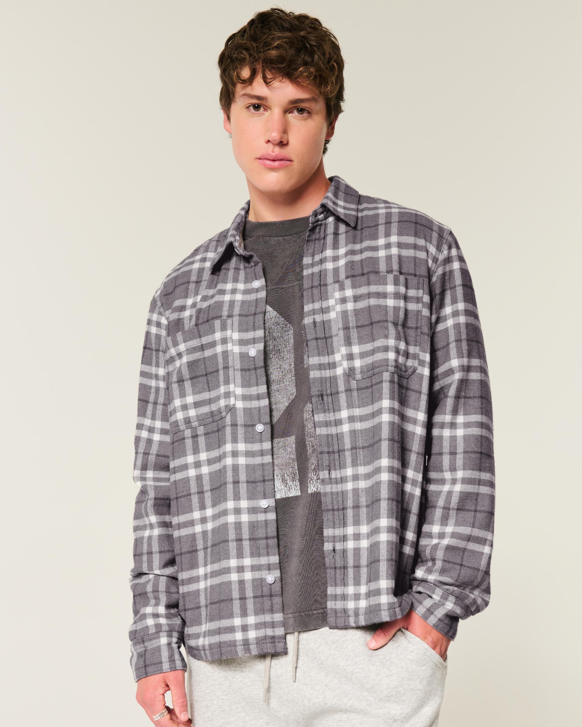 Thermal-Lined Flannel Shirt Product Image