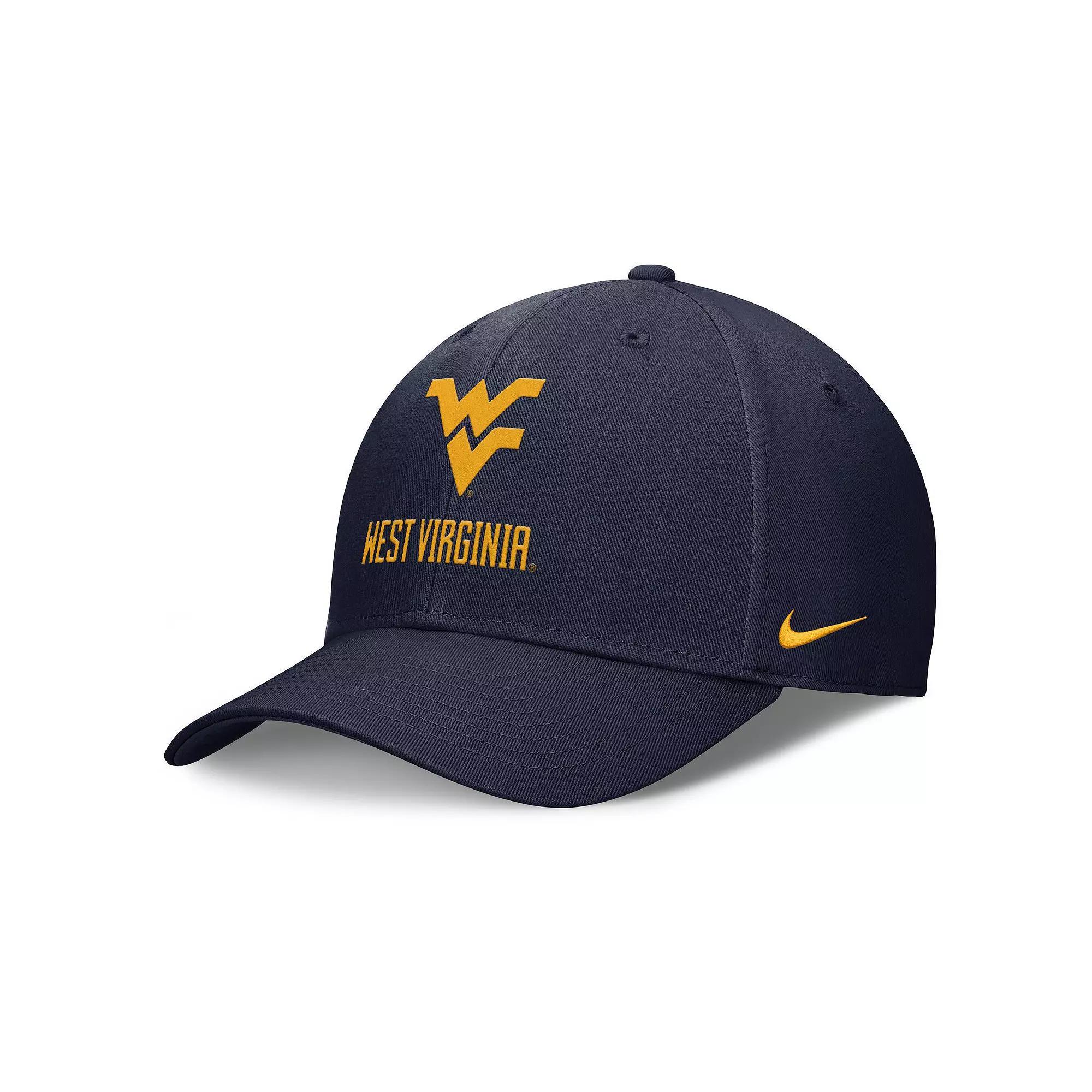 Men's Nike Navy West Virginia Mountaineers Campus Club Adjustable Hat, Blue Product Image