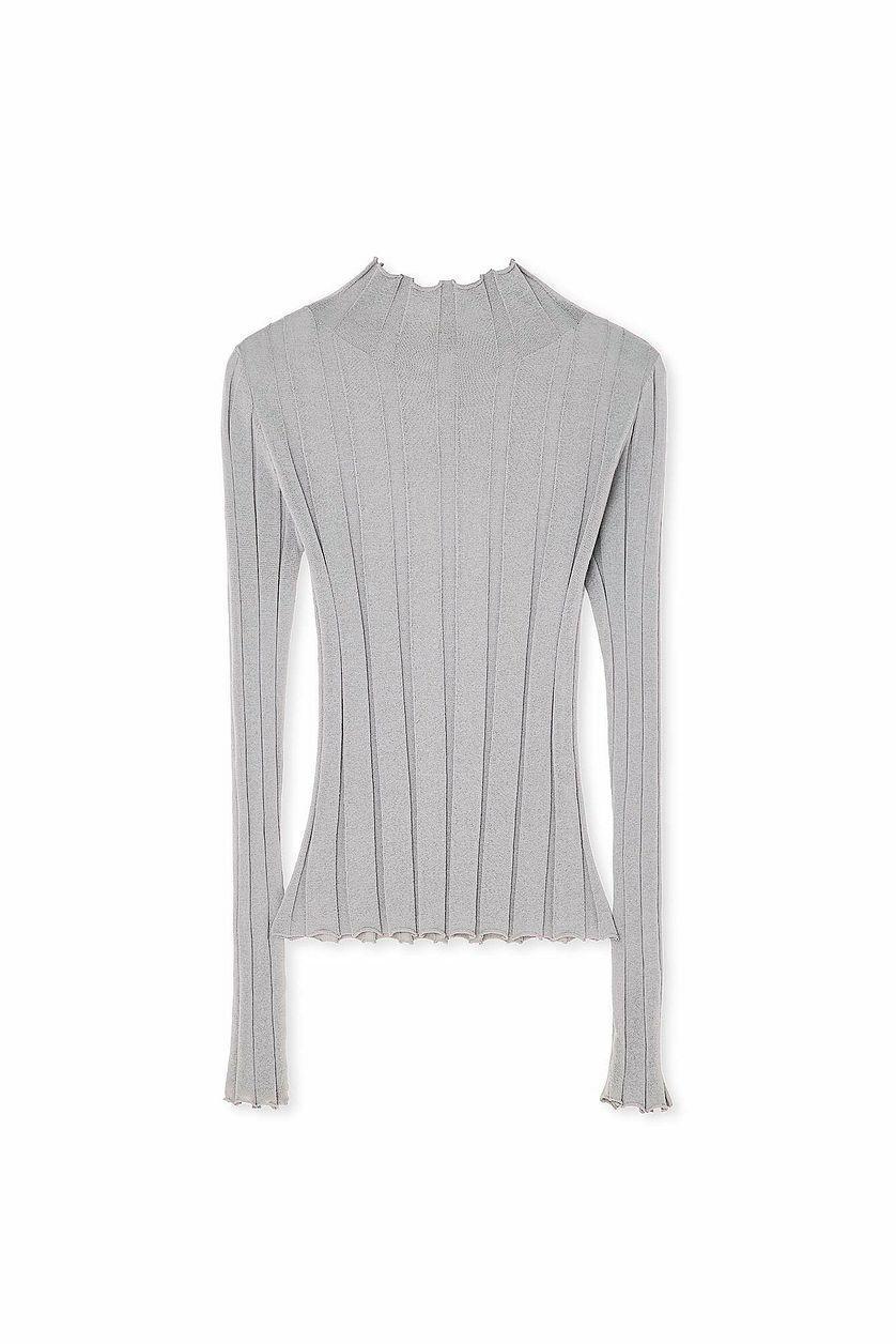 Wide Rib Knitted Top Product Image