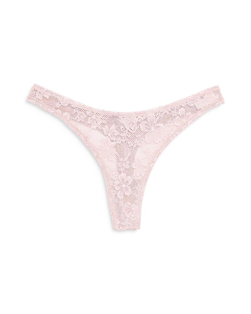 Fleur du Mal Le Stretch Multifit Lace High Leg Thong Product Image