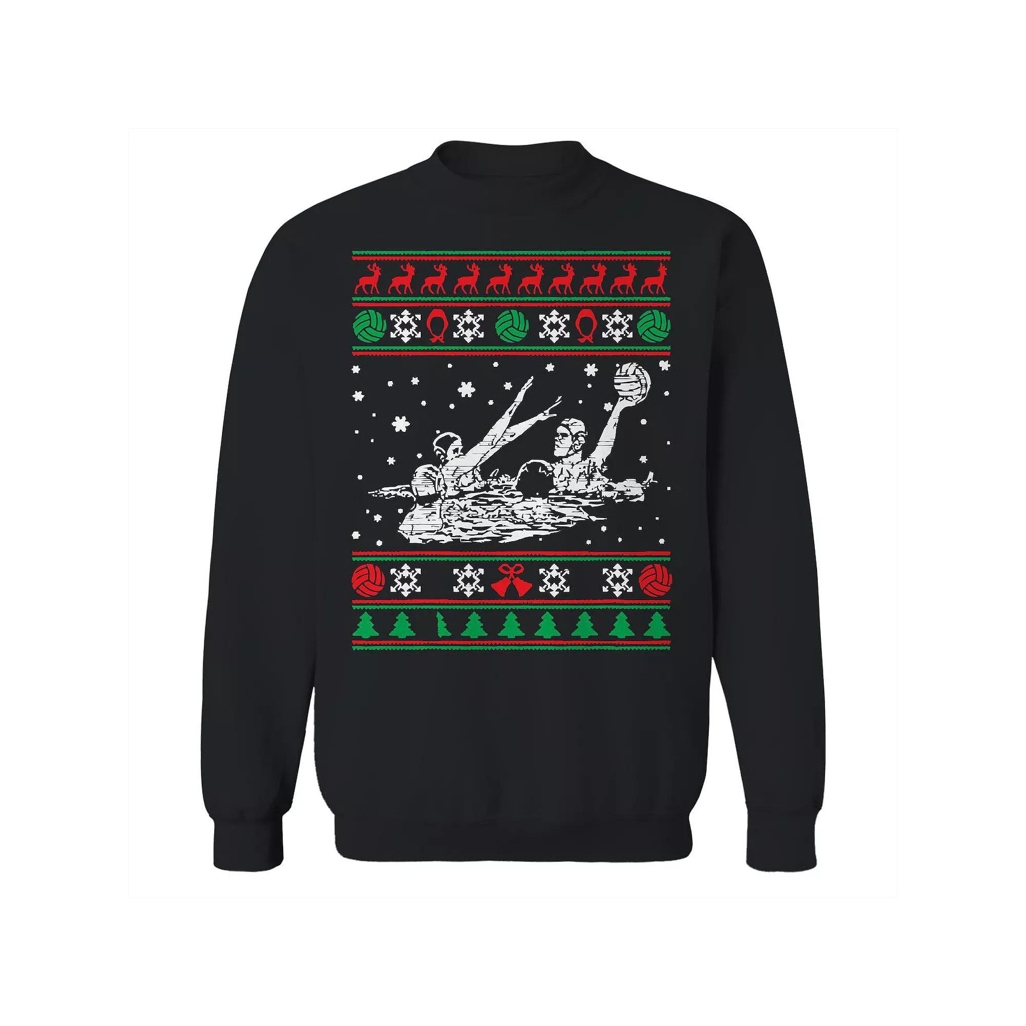 Men's Ugly Water Christmas Sweater Graphic Sweatshirt, Adult Unisex,  Product Image