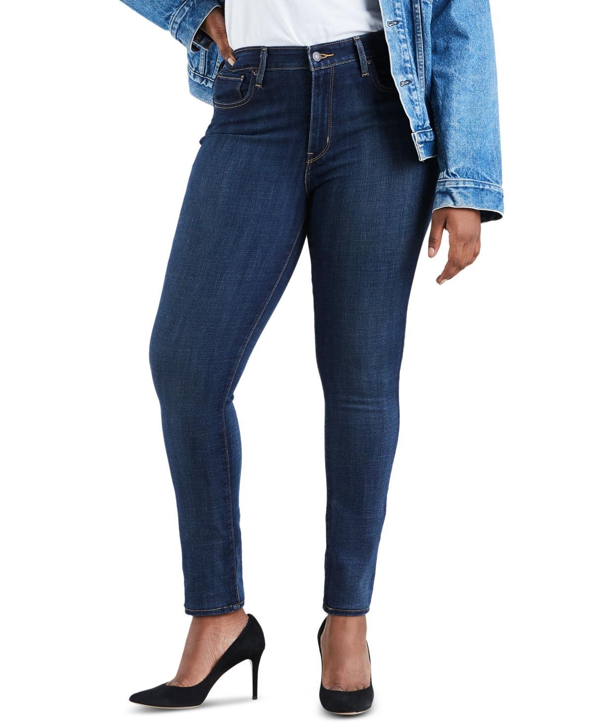 Women's Levi's® 721™ High Rise Skinny Jeans, Size: 34(US 18)Medium, Soft Black Product Image